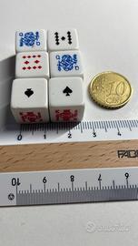 6 Dadi da poker - plastica