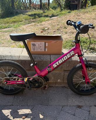 Bici senza e con pedali Strider 14x