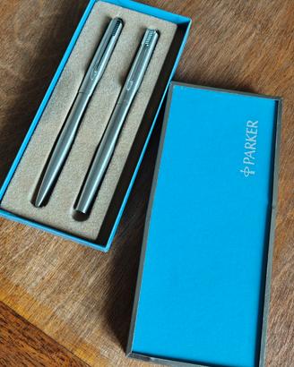 Set penne parker acciaio