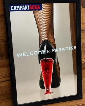 Quadro Campari a specchio.