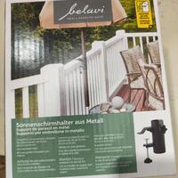 Supporto per ombrellone in metallo a marchio Belav