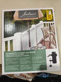 Supporto per ombrellone in metallo a marchio Belav