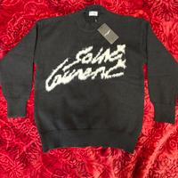 Saint Laurent Paris - maglione logo “Shaggy”