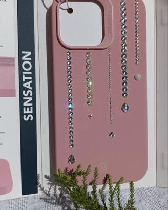 Cover iPhone 14 Pro Max Cellular Line con strass