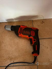 Trapano a percussione elettrico black + decker