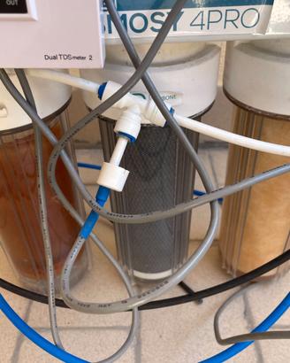 Impianto di osmosi a 4 stadi della Aquos