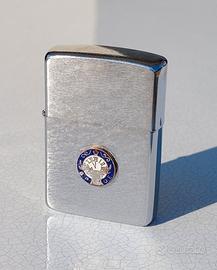 ZIPPO ORIGINALE B.P.O.E 1987 CROMATO STEMMA LOGGIA