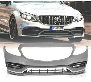 PARAURTI ANTERIORE MERCEDES CLASSE C W205 18- LOOK
