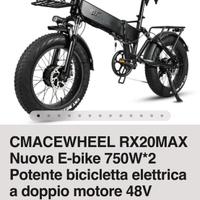 Fat bike elettrica 20”
