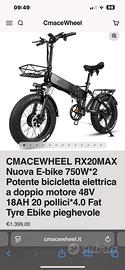 Fat bike elettrica 20”