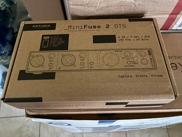 Scheda AudioArturia Minifuse 2 OTG nuova !