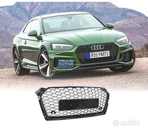 GRIGLIA AUDI A5 16-20 LOOK RS5 NERO LUCIDO PDC