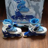 Pattini in linea a rotelle - bambino bimbo gioco