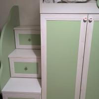 Cameretta con letto a castello 