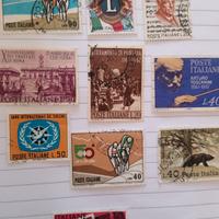 10 francobolli del 1967 usati