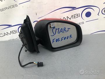 Specchio Destro Smart Forfour 453 Rosso