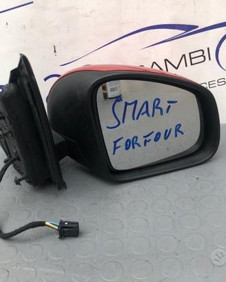 Specchio Destro Smart Forfour 453 Rosso