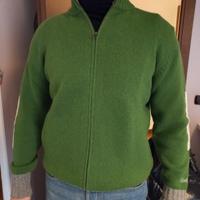 Cardigan Vintage verde