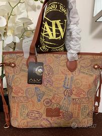borsa donna Alviero Martini Shopping nuova con car