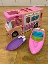 Camper Barbie + Barca + motoscafo