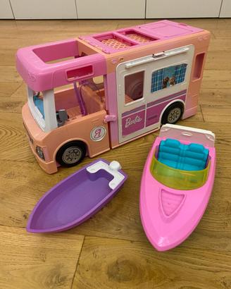 Camper Barbie + Barca + motoscafo