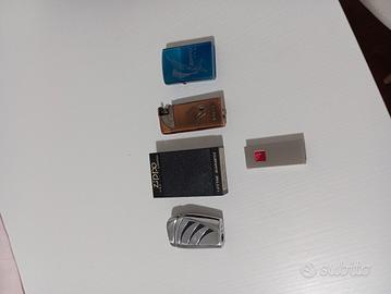 5 accendini zippo 