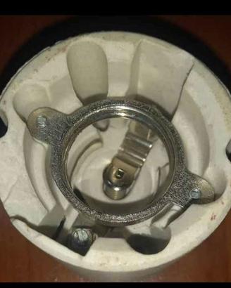 PORTALAMPADA INDUSTRIALE E27 CERAMICA / PORCELLANA