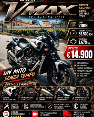 Yamaha VMAX 1700 N VISIBILE SU APPUNTAMENTO PREZZO