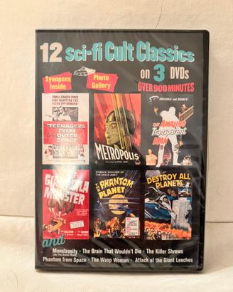 Cofanetto 12 Film Sci-Fi Cult Classics (3 DVD)