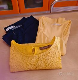 Completo Pantalone Blusa Top