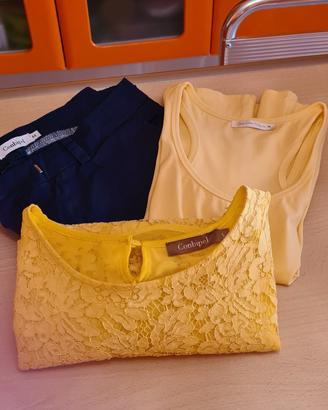 Completo Pantalone Blusa Top