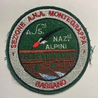Patch - stemma vintage A.N.A. Monte Grappa Bassano