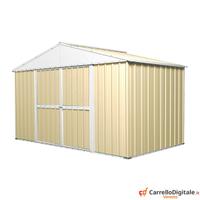 Capanno box esterno lamiera 360x175 avorio