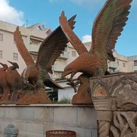 Aquile da giardino bronzo, ferro o ghisa