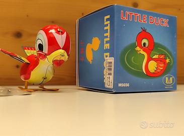 LITTLE DUCK Gioco di latta con carica a molla