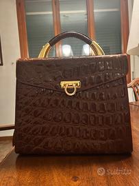 borsa MaxMara in coccodrillo