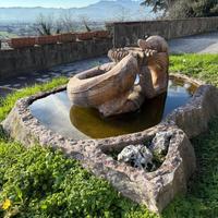 Fontana in marmo Trani