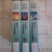 3 vhs della serie "meraviglie naturali d'Europa"