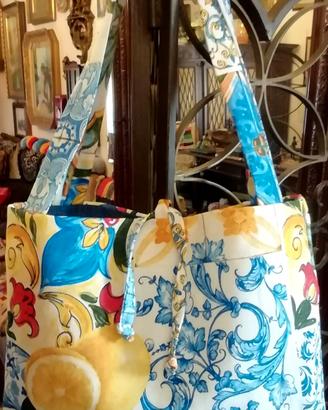 Borsa fantasia "limoni di Sicilia" 