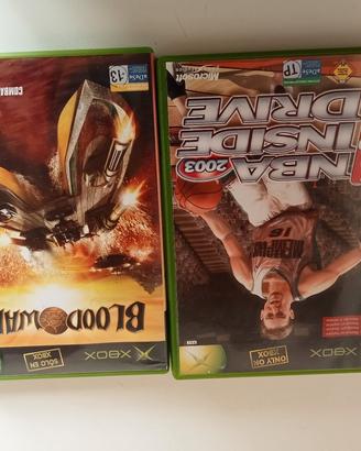  2 giochi per Xbox Classic  Blood wake e nba