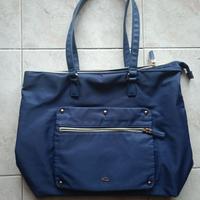 Borsa tote blu navy CARPISA capiente 