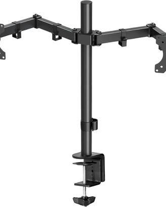 Supporto Doppio Monitor Amazon Basics - Acciaio