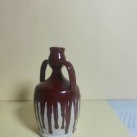 Brocca in ceramica pugliese vintage 16 cm 