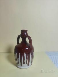 Brocca in ceramica pugliese vintage 16 cm 
