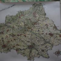 Cartina Provincia di Treviso,disegno di M. Potocni