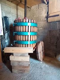 Kit per fare il vino: torchio+macina+tino