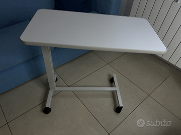 Tavolo Servitore Regolabile Con Ruote