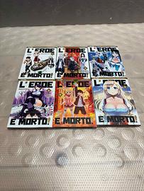 L'eroe è morto 1-6 volumi manga