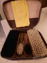 Kit pulizia scarpe da viaggio