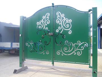 cancello completo di sistema apertura automatica